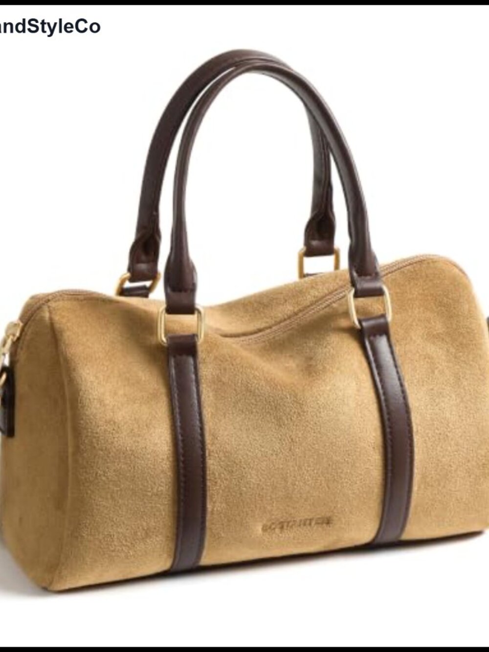 Small Slouchy Vegan Leather Crossbody Satchel Purse Adjustable Strap